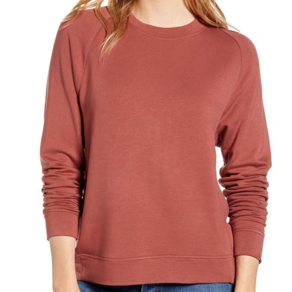 Lou & Grey Tops - Lou & grey womens m signature soft sweatshirt pink acrylic comfy casual loft